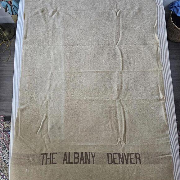 Pendleton Other - The Albany Denver Antique Wool Pendleton Hotel Blanket